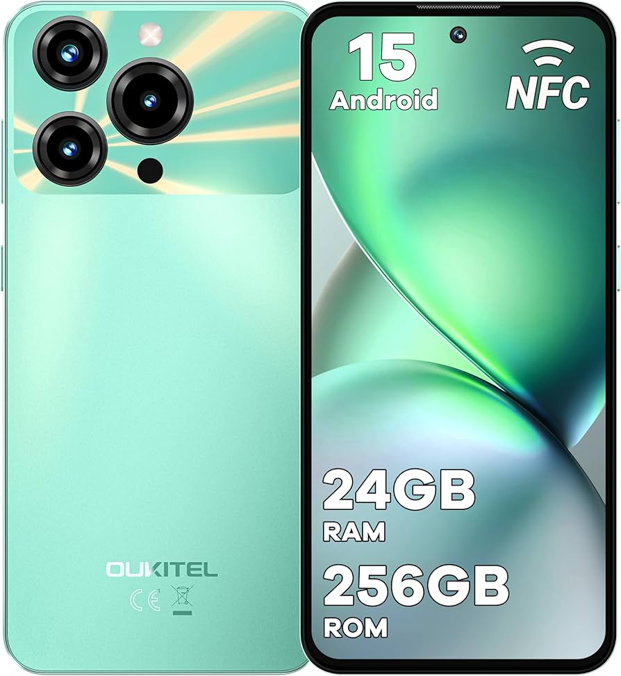 Amazon | OUKITEL C69 Android 15 SIMフリー スマホ 本体 24GB RAM+