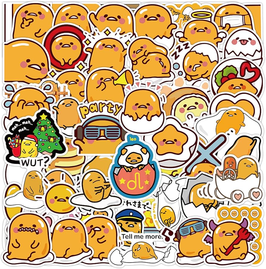 Amazon.co.jp: Forぐでたま ステッカー セット60枚セット可愛いforぐで