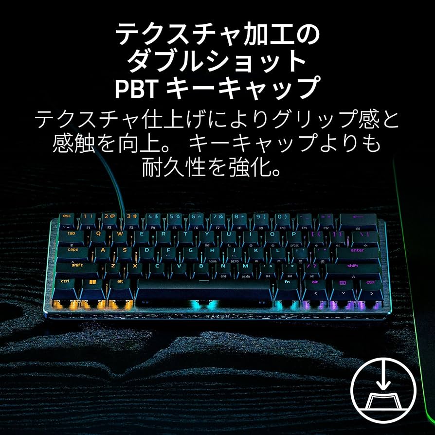 Amazon.co.jp: Razer ラピッドトリガー 搭載 Huntsman V3 Pro Mini JP