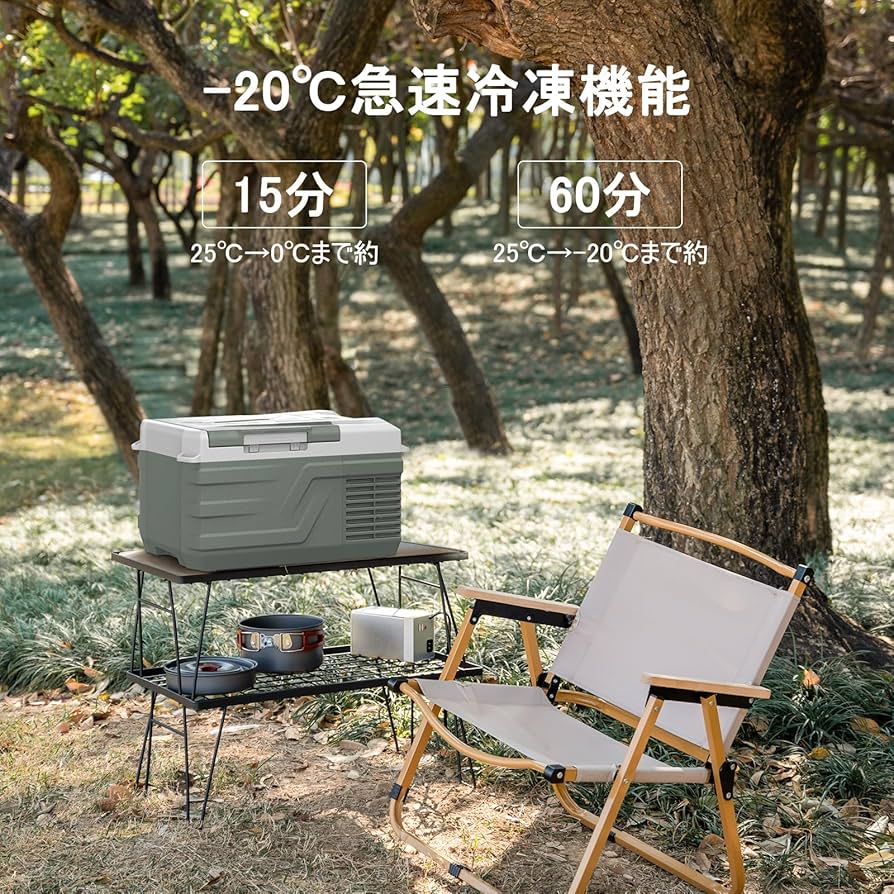 Amazon.co.jp: Alpicool 車載冷蔵庫 9L ポータブル冷蔵庫 急速冷凍