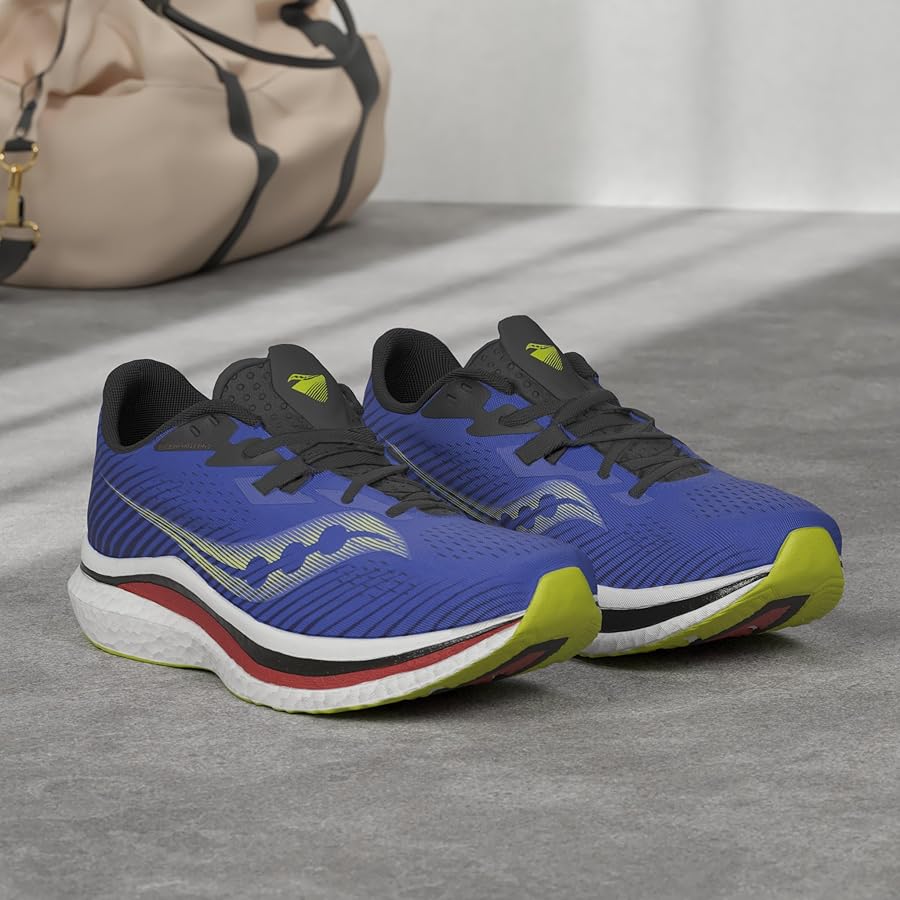 Amazon.com | Saucony Men's Endorphin Pro 2 Running Shoe, Blue RAZ