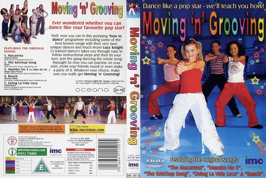 Moving N Grooving Triple DVD Box Set - Dance Like a Popstar