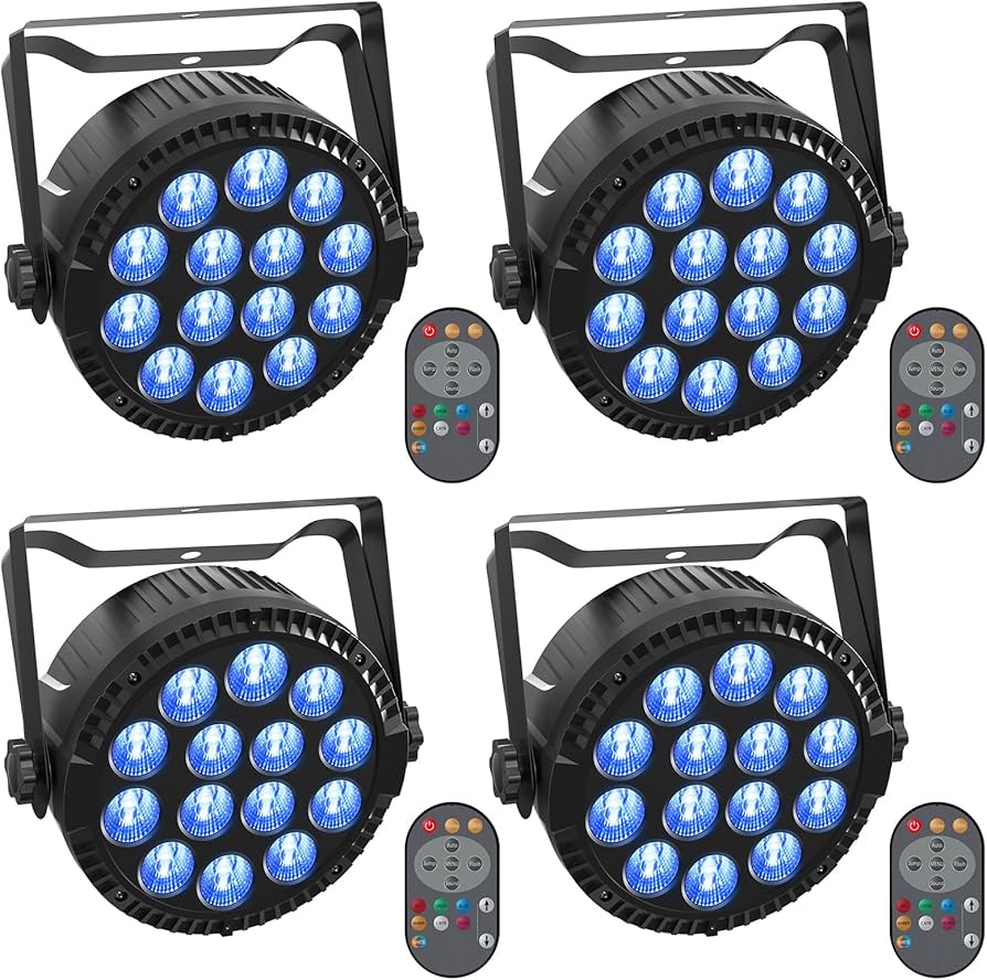 Amazon.co.jp: ZonQoonz 4個セット14LEDx6W ステージライト LED舞台