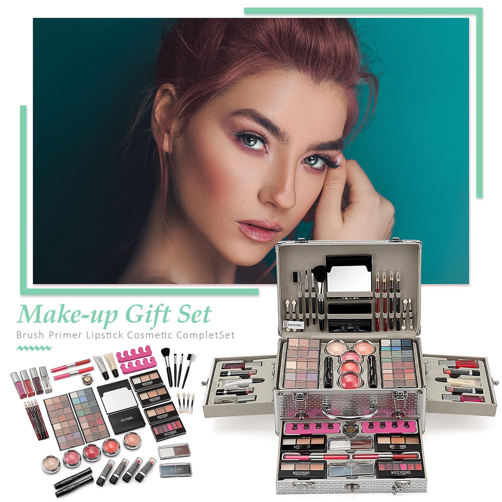 Amazon.co.jp: メイク アップ キット 化粧品セット リップグロス
