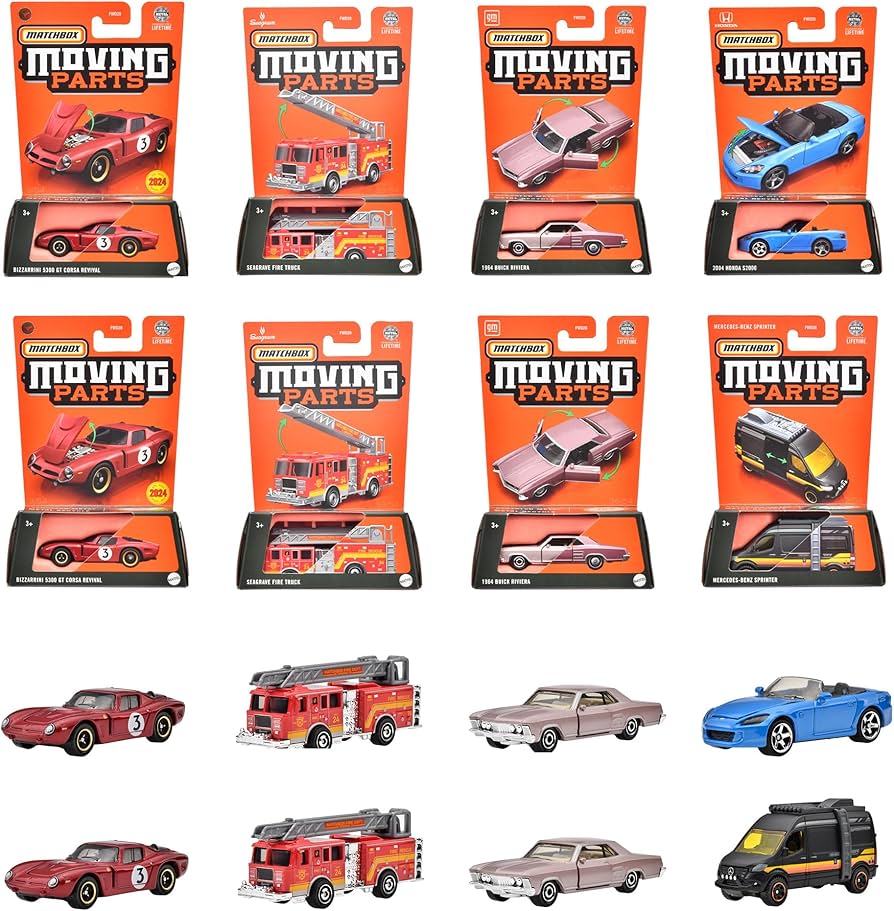 Amazon | マッチボックス(Matchbox) ムービングパーツ アソート 乗り物