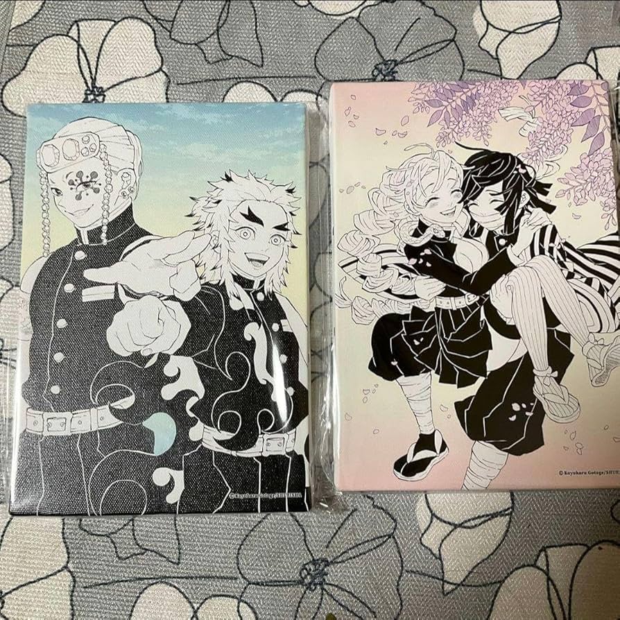 Amazon.co.jp: 鬼 滅 吾峠呼世晴 原画展 デザインアートボード 2セット