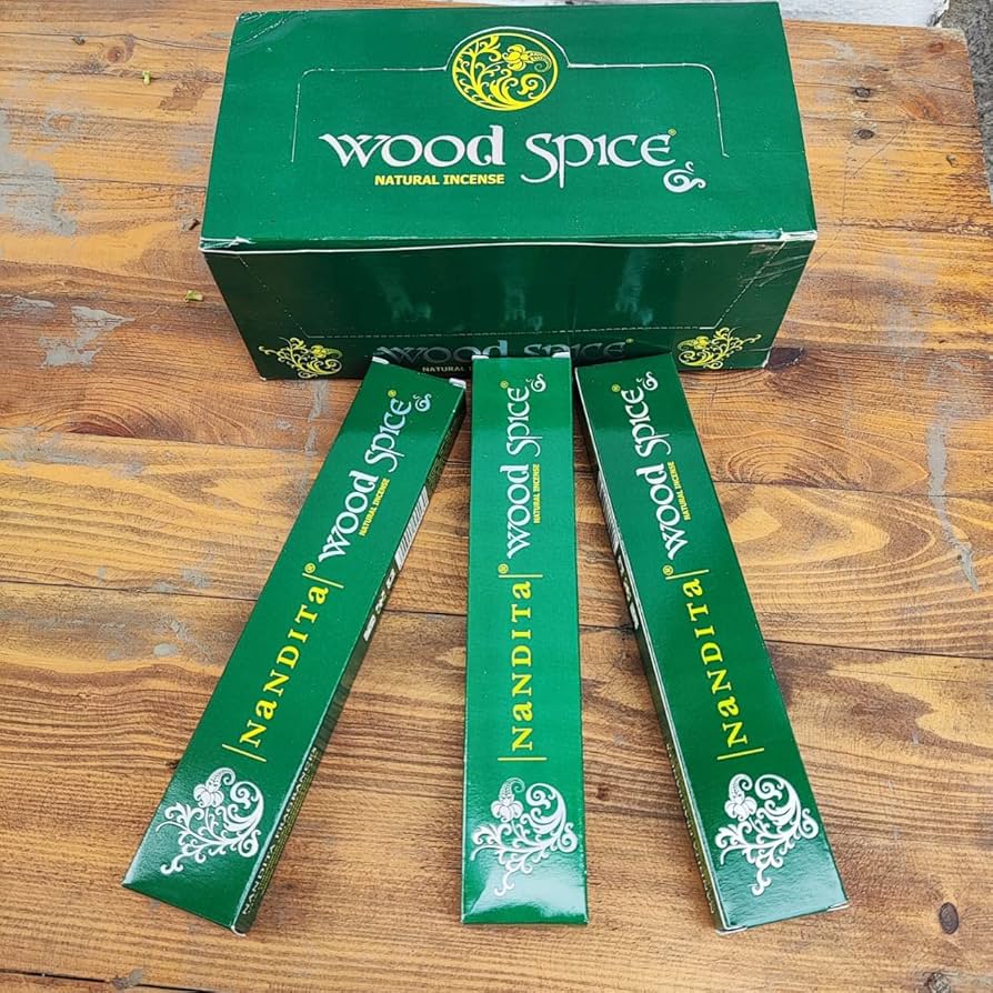 Amazon.com: Nandita Wood Spice Incense Sticks 15 gm x 3 Pack