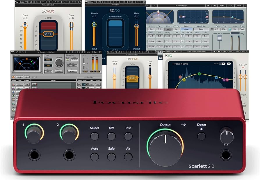 Amazon.com: AudioDeluxe Focusrite Scarlett 2i2 (4th Gen) USB Audio