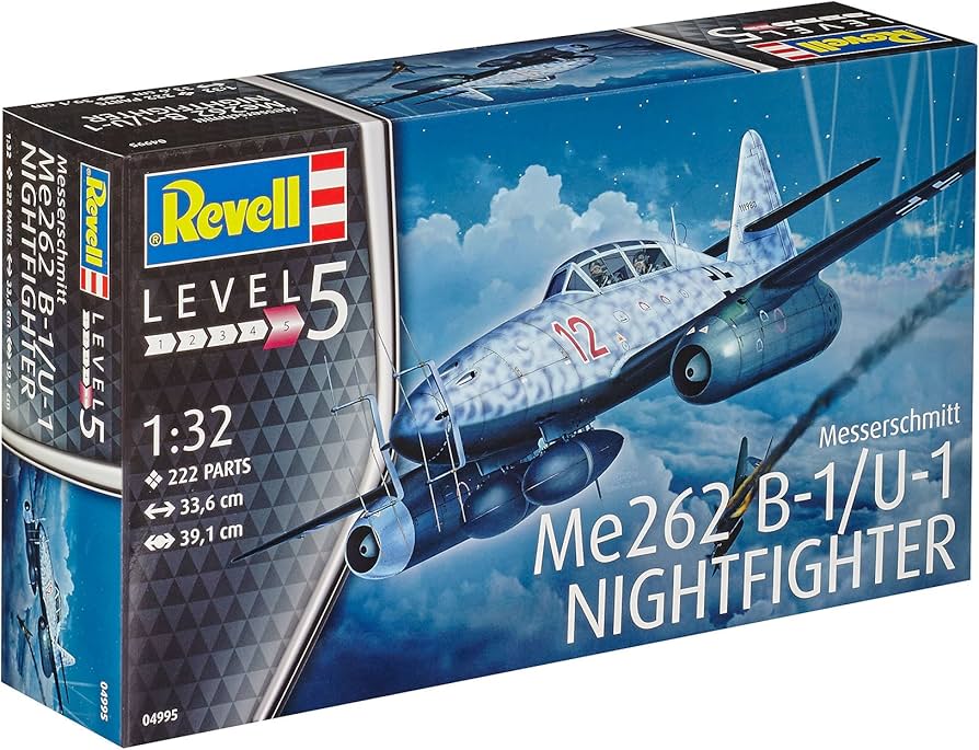 Amazon | ドイツレベル 1/32 ドイツ空軍 メッサーシュミット Me262B-1