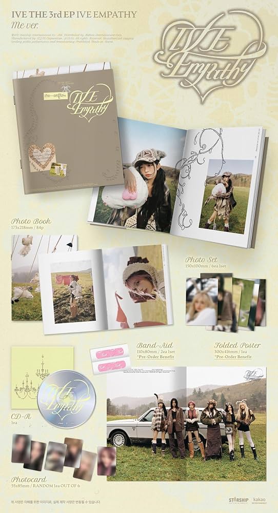 IVE, AN YUJIN, JANG WONYOUNG, LIZ, LEESEO - IVE IVE EMPATHY 3rd EP