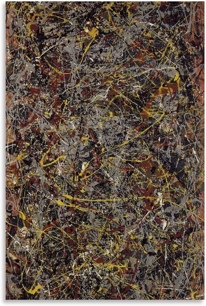 Amazon.co.jp: ジャクソン・ポロック(Jackson Pollock) 名作 Number 5
