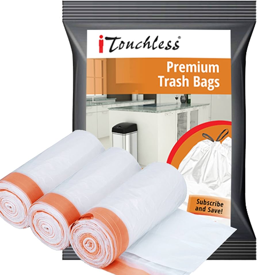 Amazon.com: iTouchless Custom Fit Trash Bags, Compactor Bags