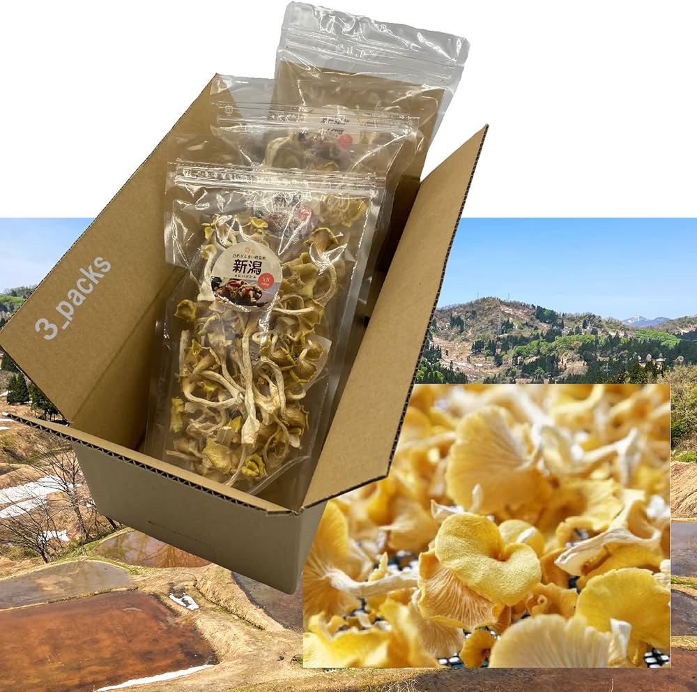 Amazon.co.jp: 【新潟 うおぬま】たもぎ茸 乾燥 25g × 3袋 ～幻の