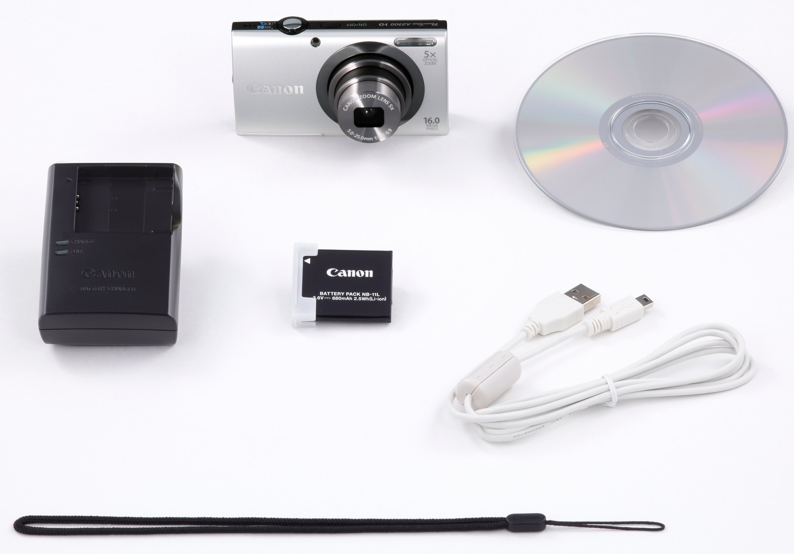 Amazon | Canon デジタルカメラ PowerShot A2300 シルバー 光学5倍