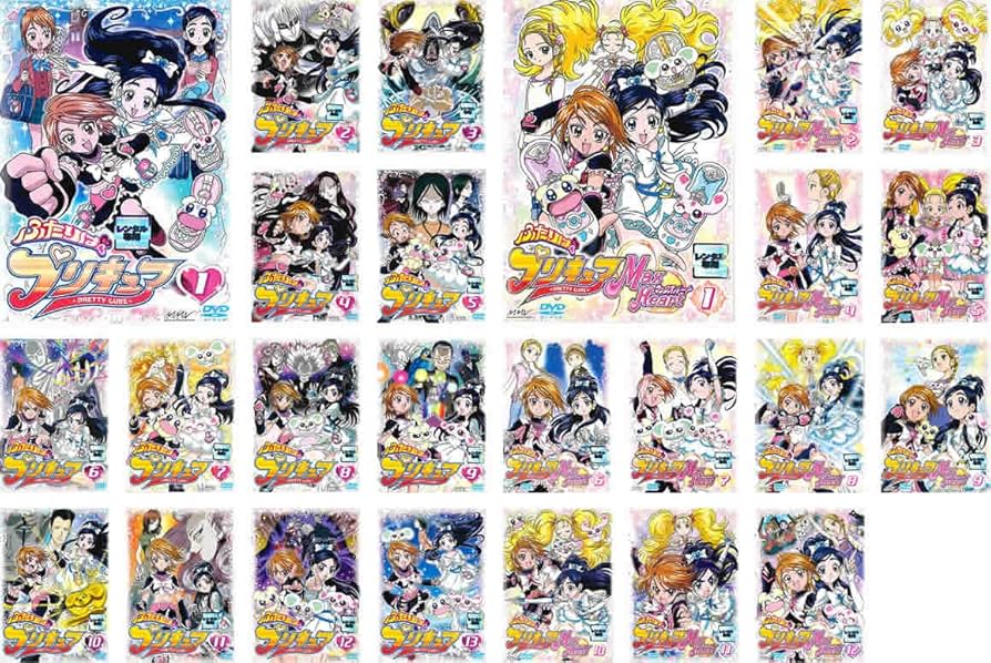 プリキュアDVD テレビシリーズ 7種セット（レンタル落ち） プリキュア