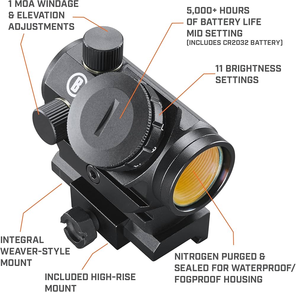 Amazon.co.jp: BUSHNELL TRS-25 AR OPTICS RED DOT ハイマウント付き