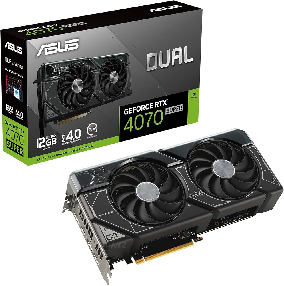 Amazon | ASUS デュアルGeForce RTX 4070 スーパーグラフィックカード