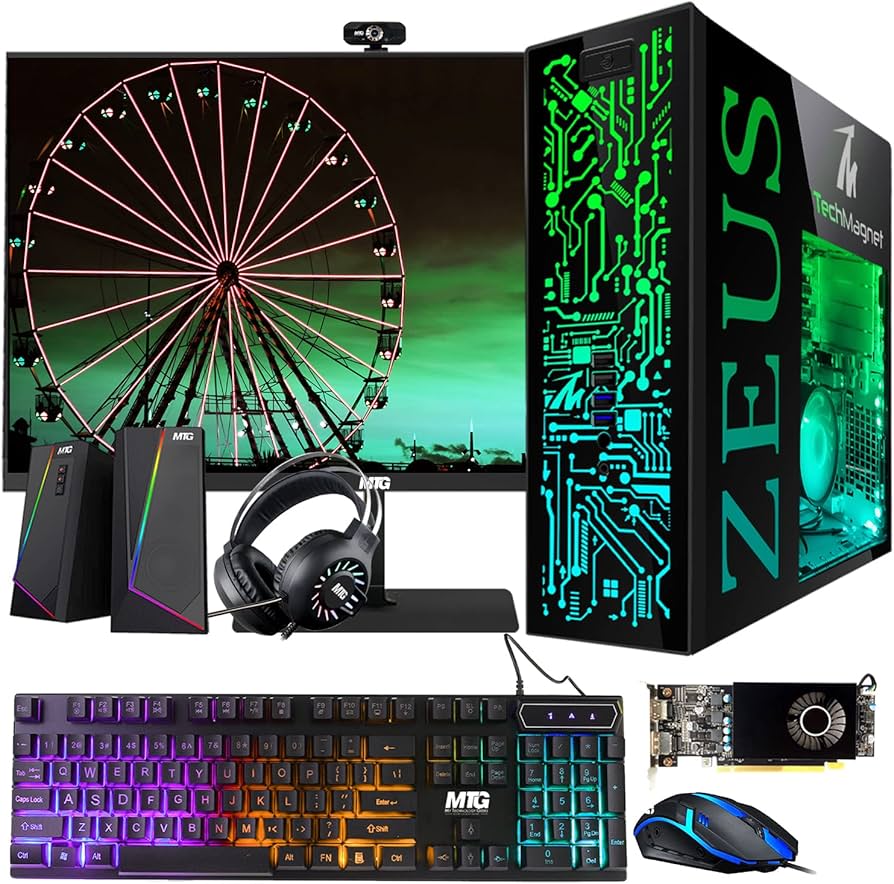 Amazon.com: TechMagnet Gaming Desktop PC, Intel i5 6th Gen, Zeus
