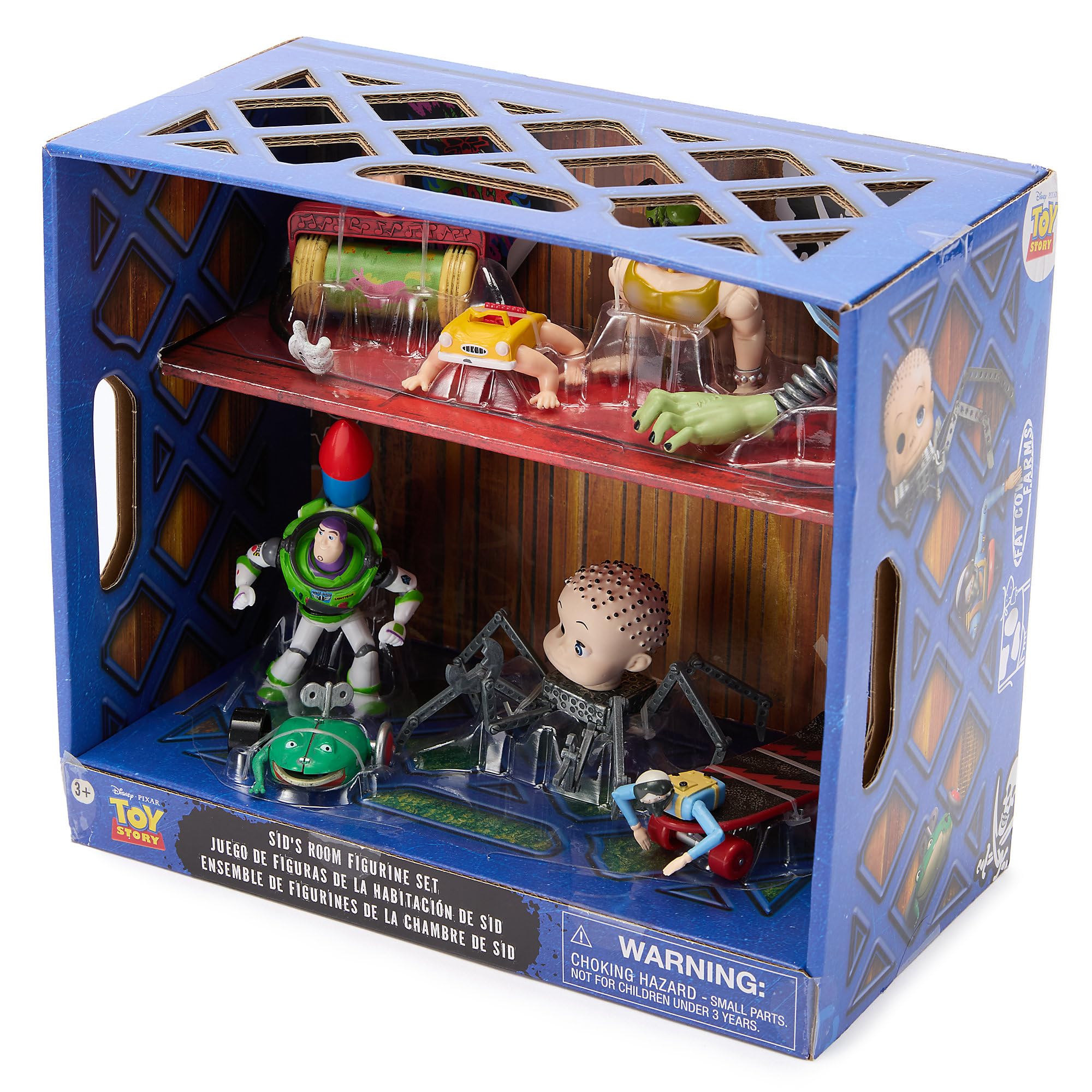 Amazon.com: Disney Store Official Sid's Room Figure Set – Toy