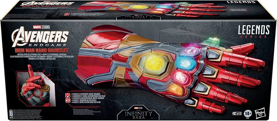 Amazon.com: Avengers Marvel Legends Series Iron Man Nano Gauntlet