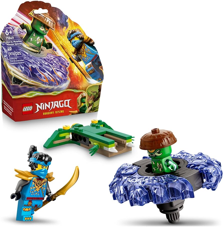 Amazon.com: LEGO NINJAGO NYA vs. Mutation Monster Spinner Building