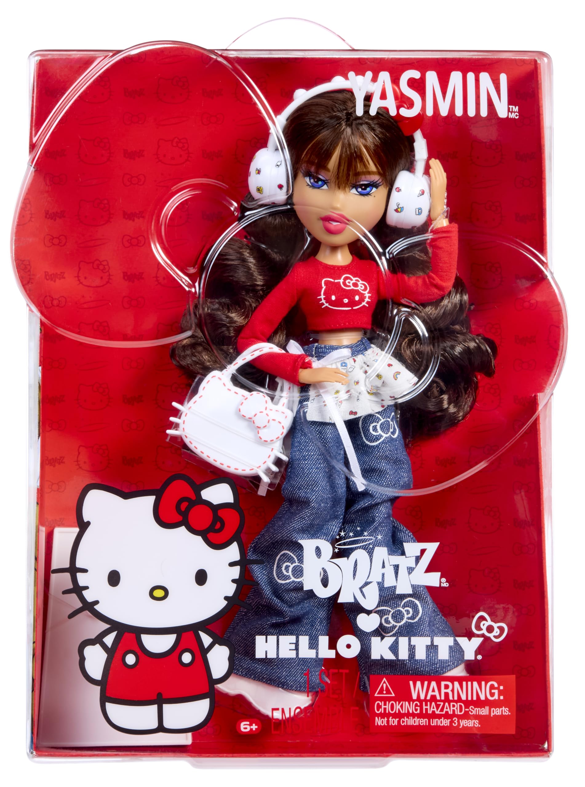 Amazon.com: Bratz x Hello Kitty Yasmin Sanrio Fashion Doll with