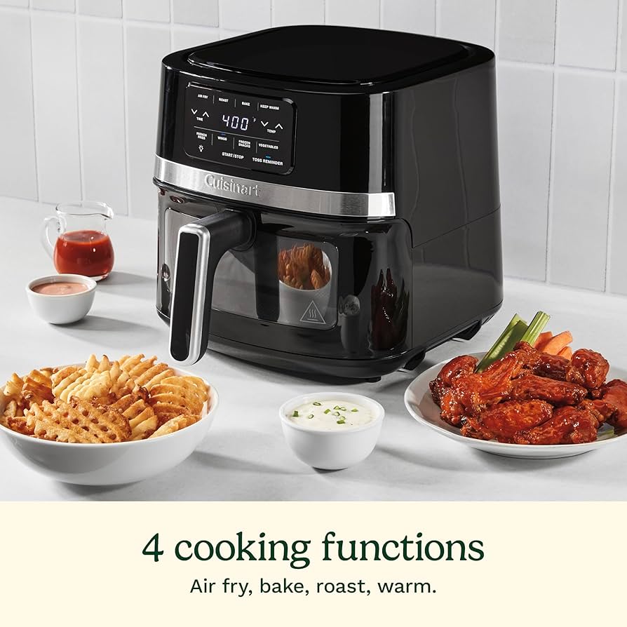 Amazon.com: Cuisinart Air Fryer, 4.5-Quart Basket Fryer with 4