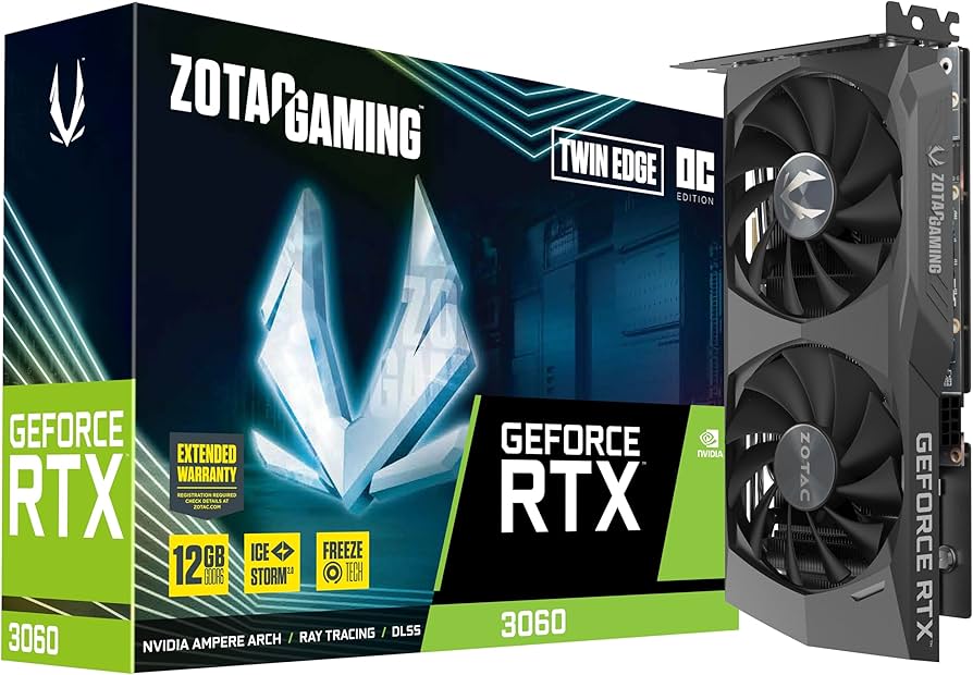 Amazon.com: Zotac VGA RTX3060 Twin Edge OC 12G (GDDR6, HDMI 2.1