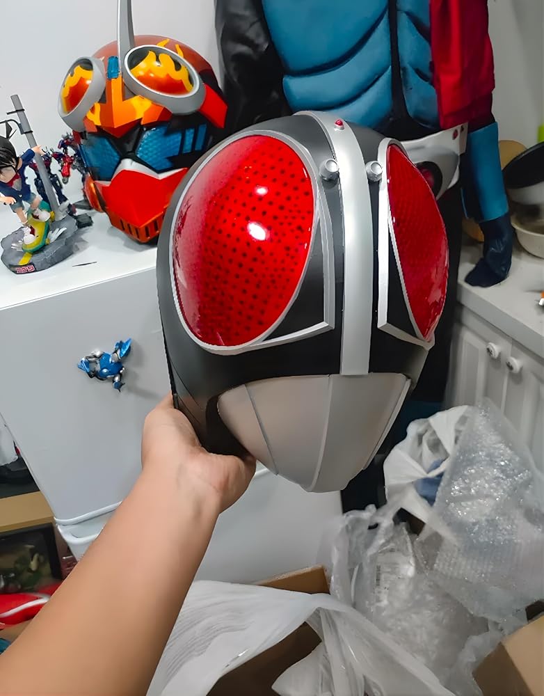 Amazon.co.jp: [EINI] 仮面ライダーBLACK RX ヘルメット コスプレ