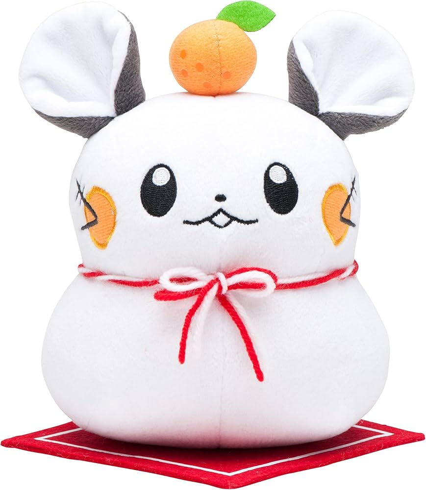 Amazon.co.jp: ポケモンセンターオリジナル ぬいぐるみ デデンネ鏡餅