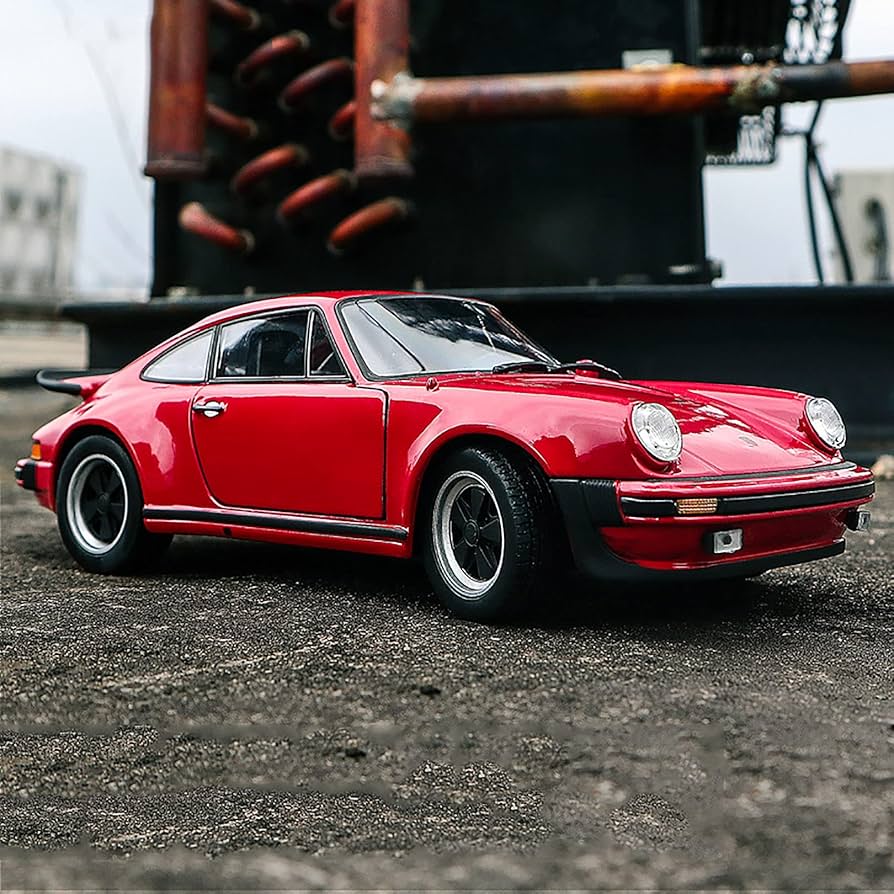Amazon | 1/24スケールカーモデル、ポルシェ911ターボ1974、レトロ