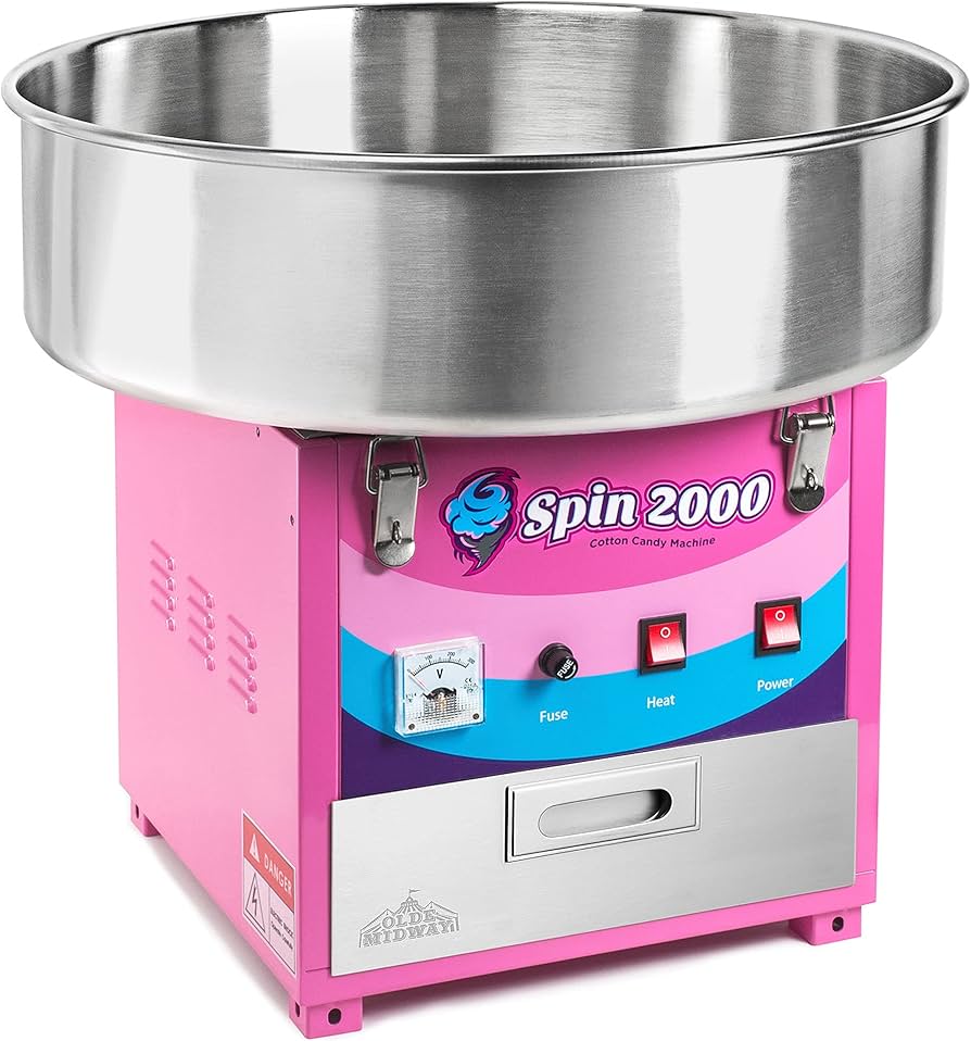Amazon.com: Olde Midway Cotton Candy Machine and SPIN 2000