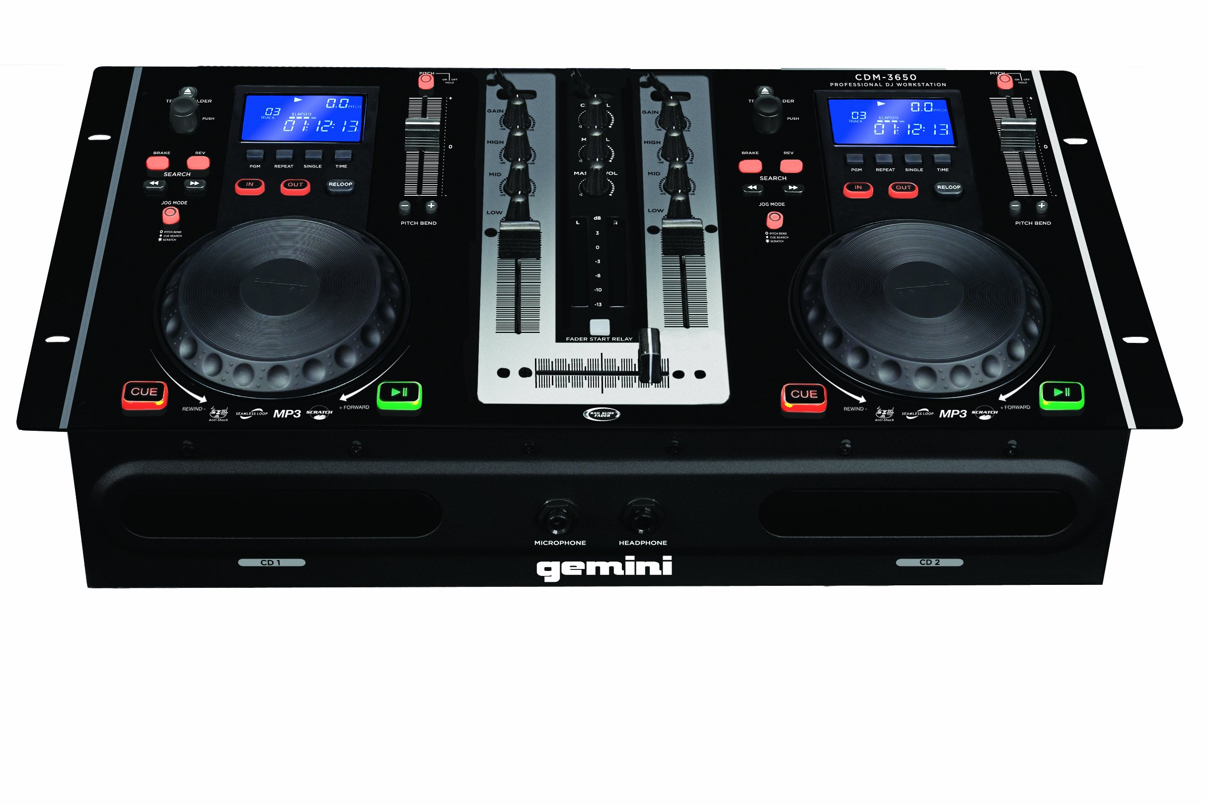 Gemini CDM-3650 Dual CD Mixing Console : Amazon.co.uk: Musical