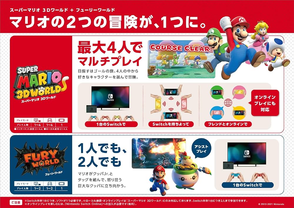 Amazon.co.jp: スーパーマリオ 3Dワールド + フューリーワールド