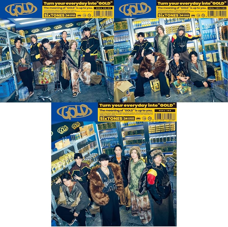 Amazon.co.jp: SixTONES GOLD 【初回盤A&B+通常盤：DVD】 : DVD