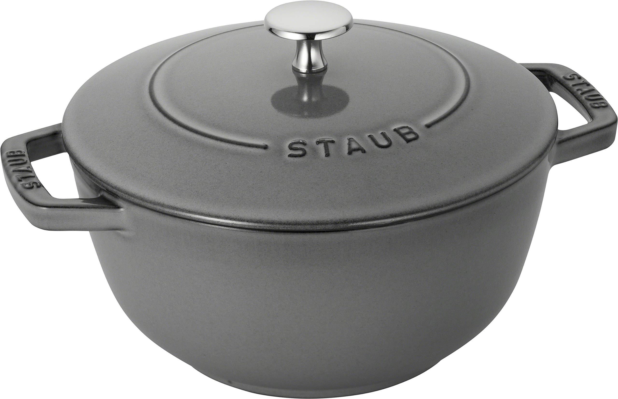 Amazon.com: staub Wa-NABE 40501-010 Wanabe Gray L 20cm Two-Handed