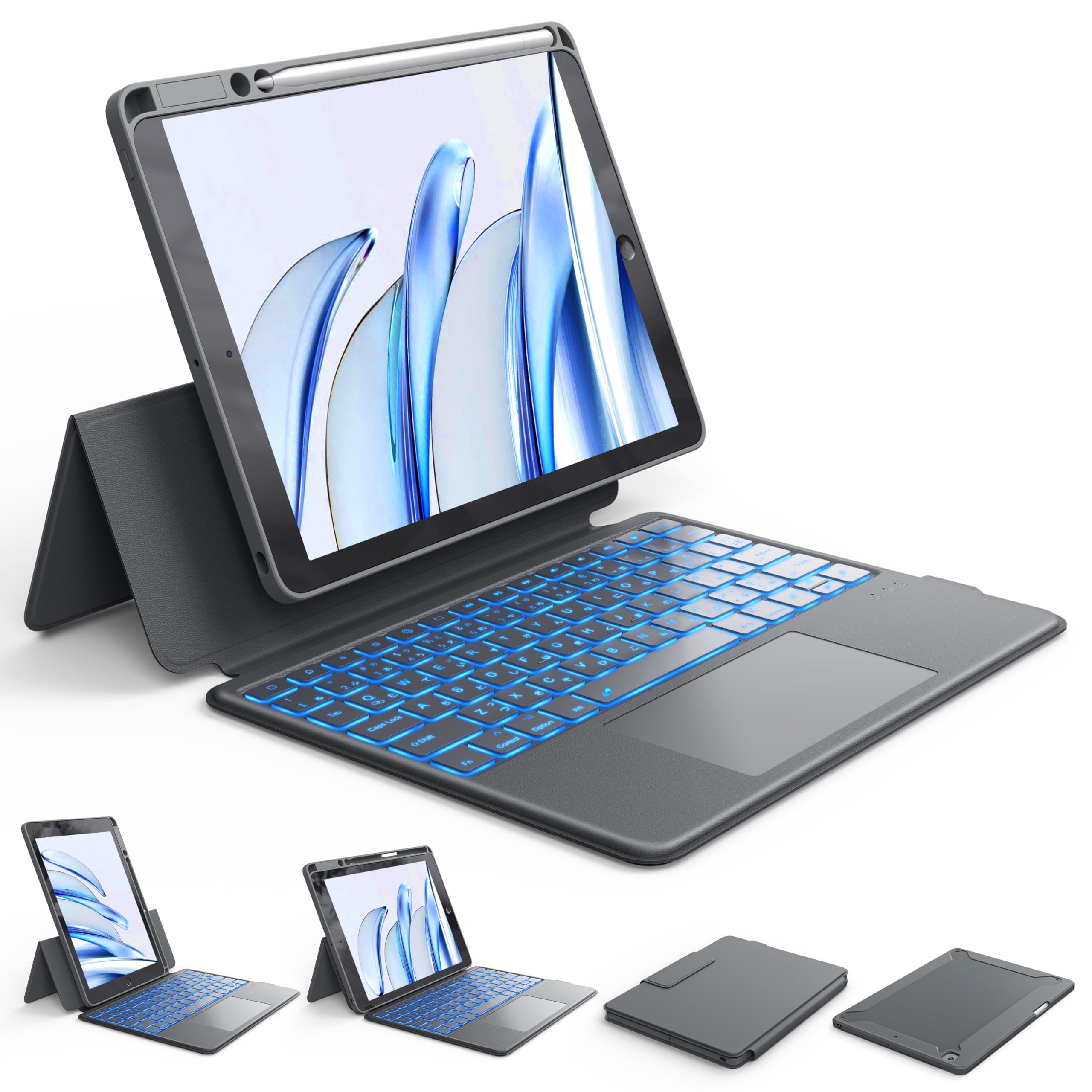 Amazon.co.jp: CHESONA ipad キーボード 第9世代マグネット着脱式 ipad