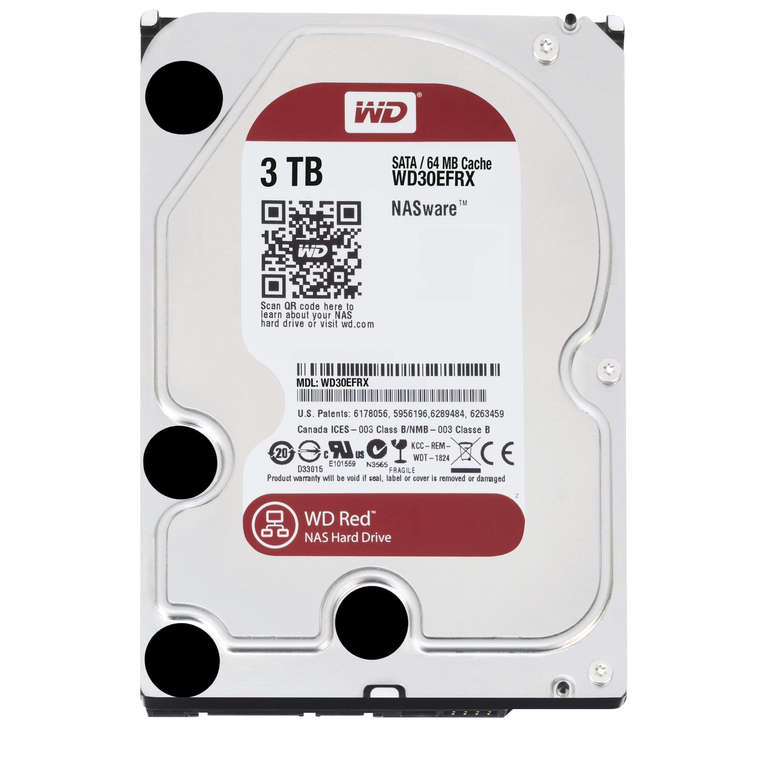 Amazon | 【整備済み品】 Western Digital HDD 3TB WD Red NAS RAID