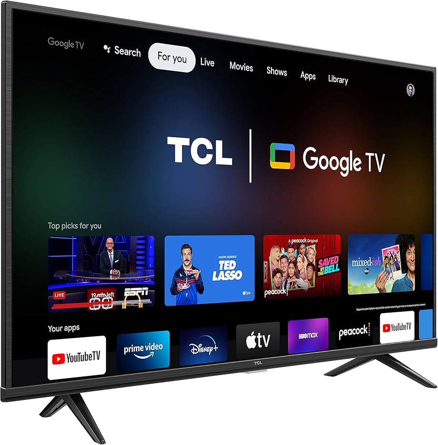 43型 4K TCL 43P63J 2024年製 「Google TV」 Amazon | 【Amazon.co.jp