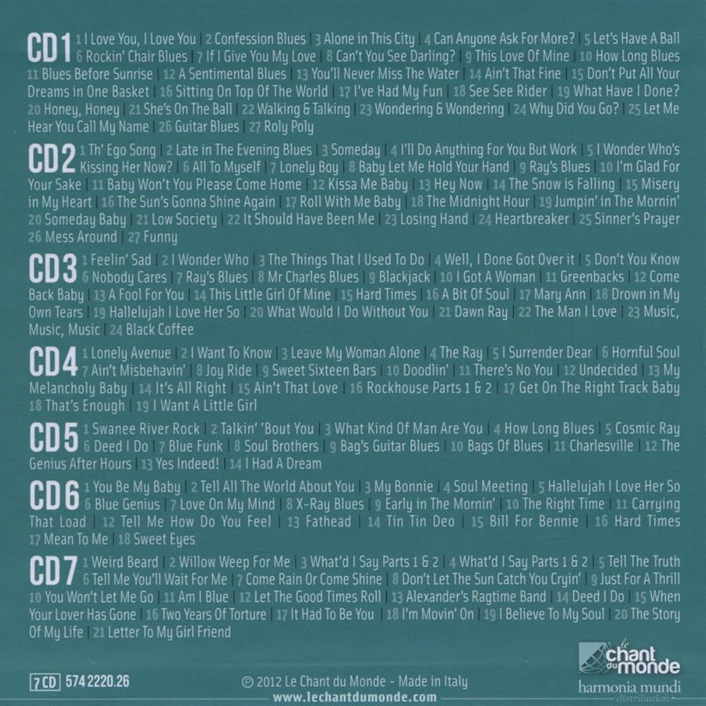 Amazon.co.jp: レイ・チャールズ 初期作品集 - コンプリート