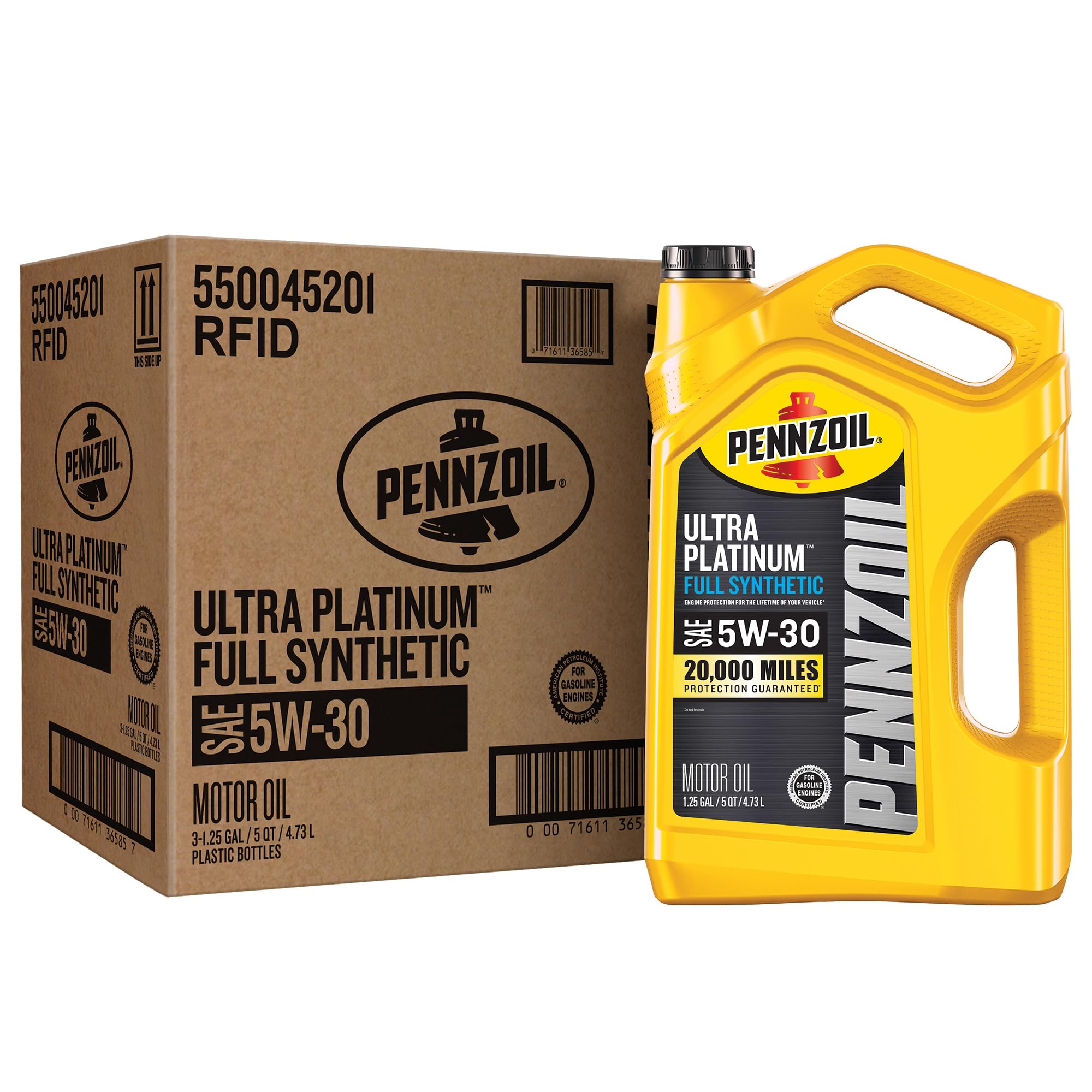 Amazon | Pennzoil 550038320 Ultraプラチナ5 W-30 Full Synthetic
