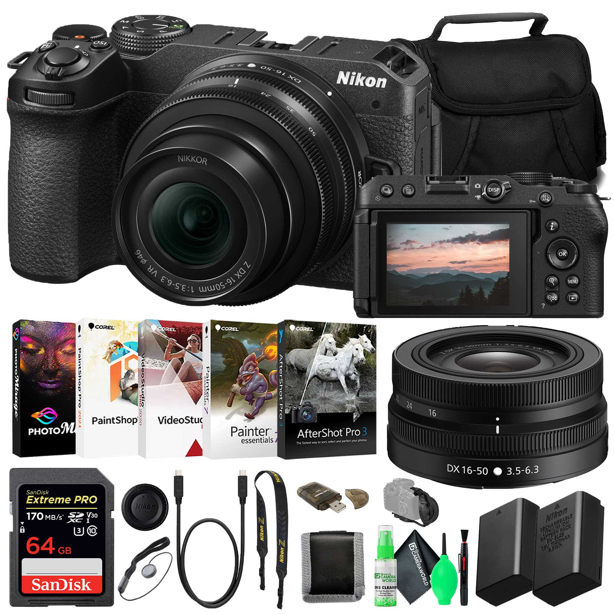 Amazon.com : Nikon Z30 Mirrorless Digital Camera with 16-50mm Lens