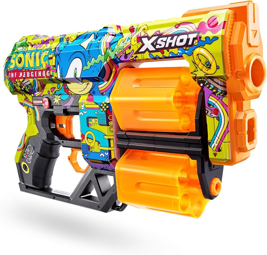 Amazon.com: XSHOT Skins Dread Sonic Hyper Spike Blaster with 24