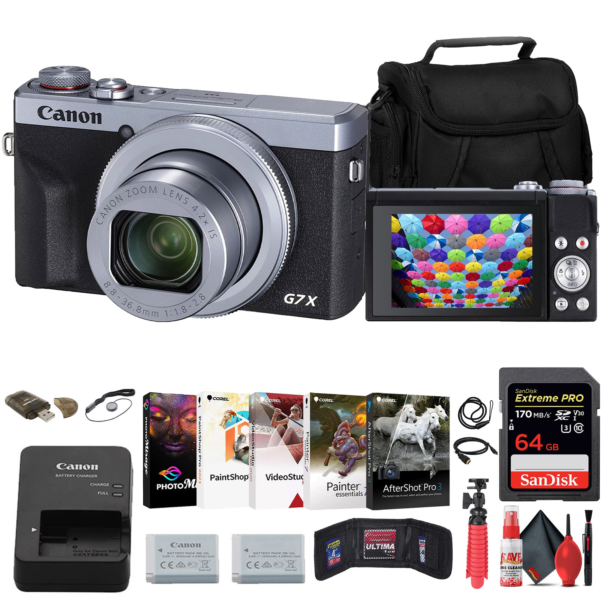 Amazon.com : Canon PowerShot G7 X Mark III Digital Camera (Silver
