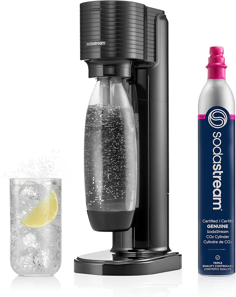 Amazon.com: SodaStream Gaia Sparkling Water Maker, Black: Home