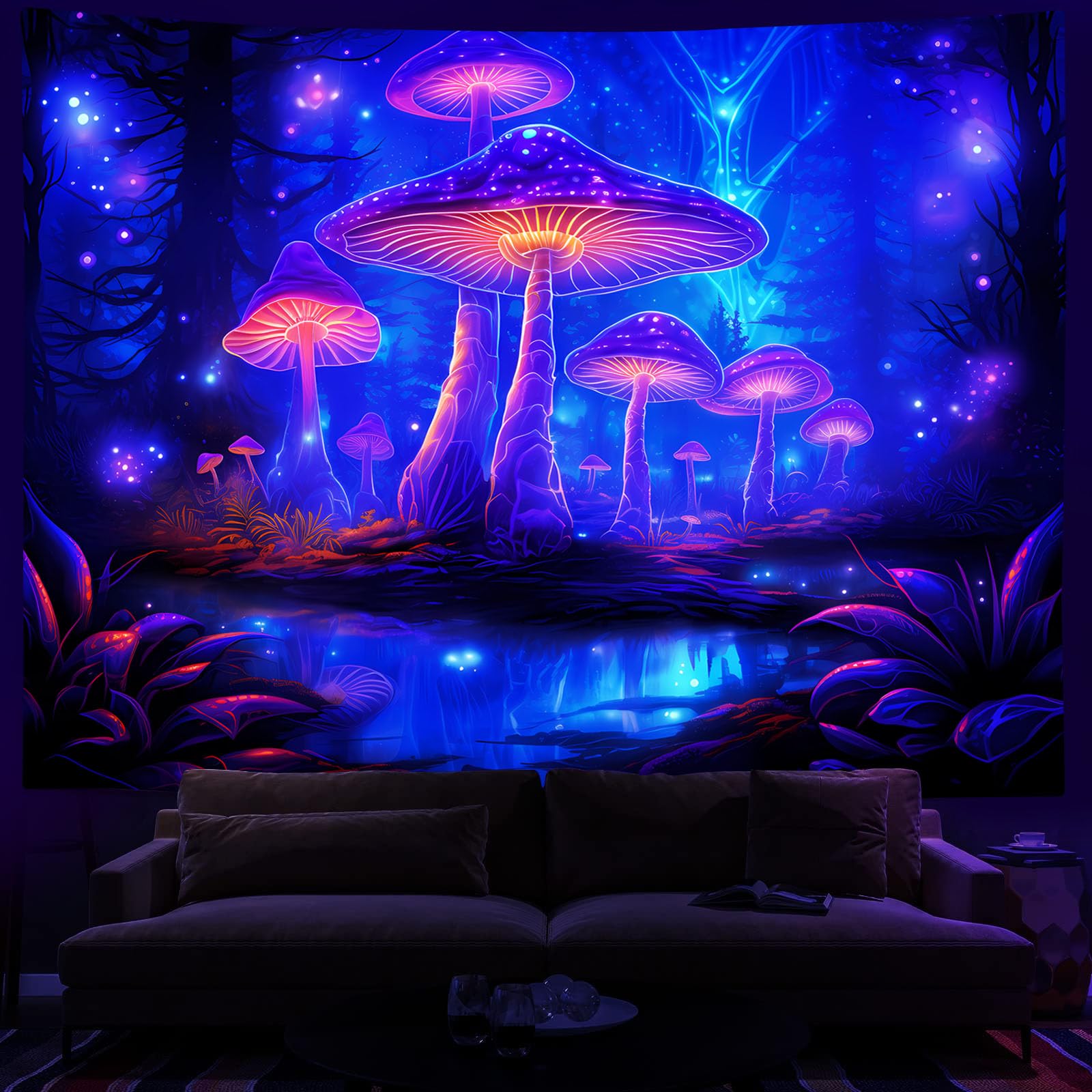 Amazon.co.jp: Yieldeer ブラックライト マッシュルーム 森