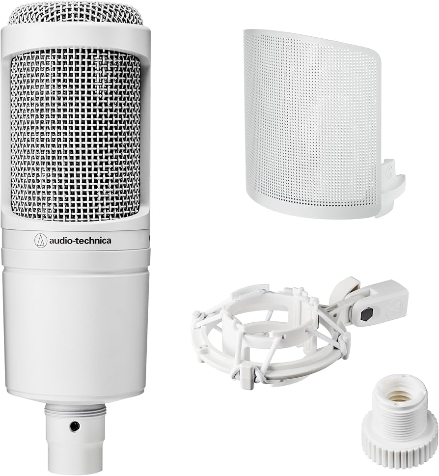 Amazon | オーディオテクニカ AT2020 CWH コンデンサーマイク XLR 動画