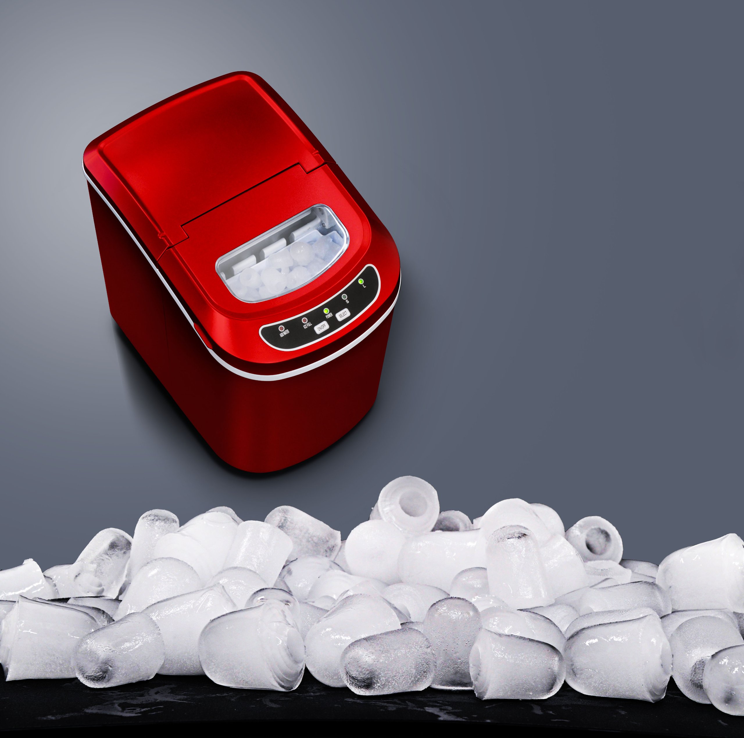 Amazon | 高速製氷機 レッド（VS-ICE02） | アズワン(AS ONE) | 製氷機