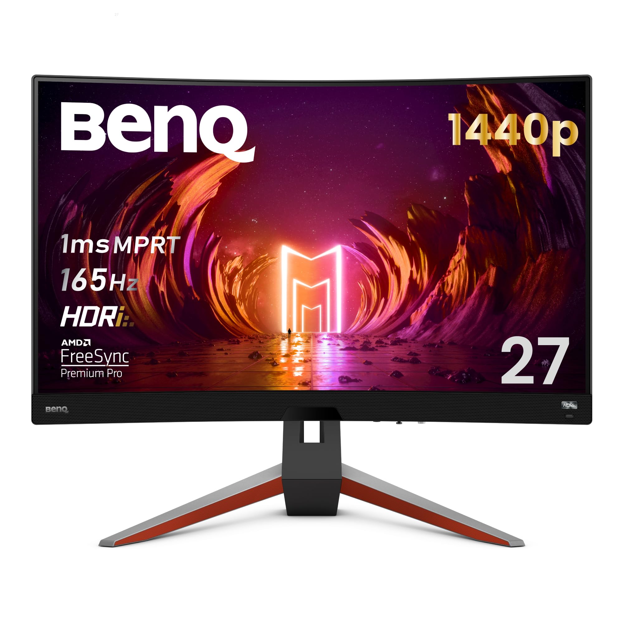 Amazon.com: BenQ MOBIUZ EX2710R 27 Inch QHD 1440p VA 1000R 165 Hz