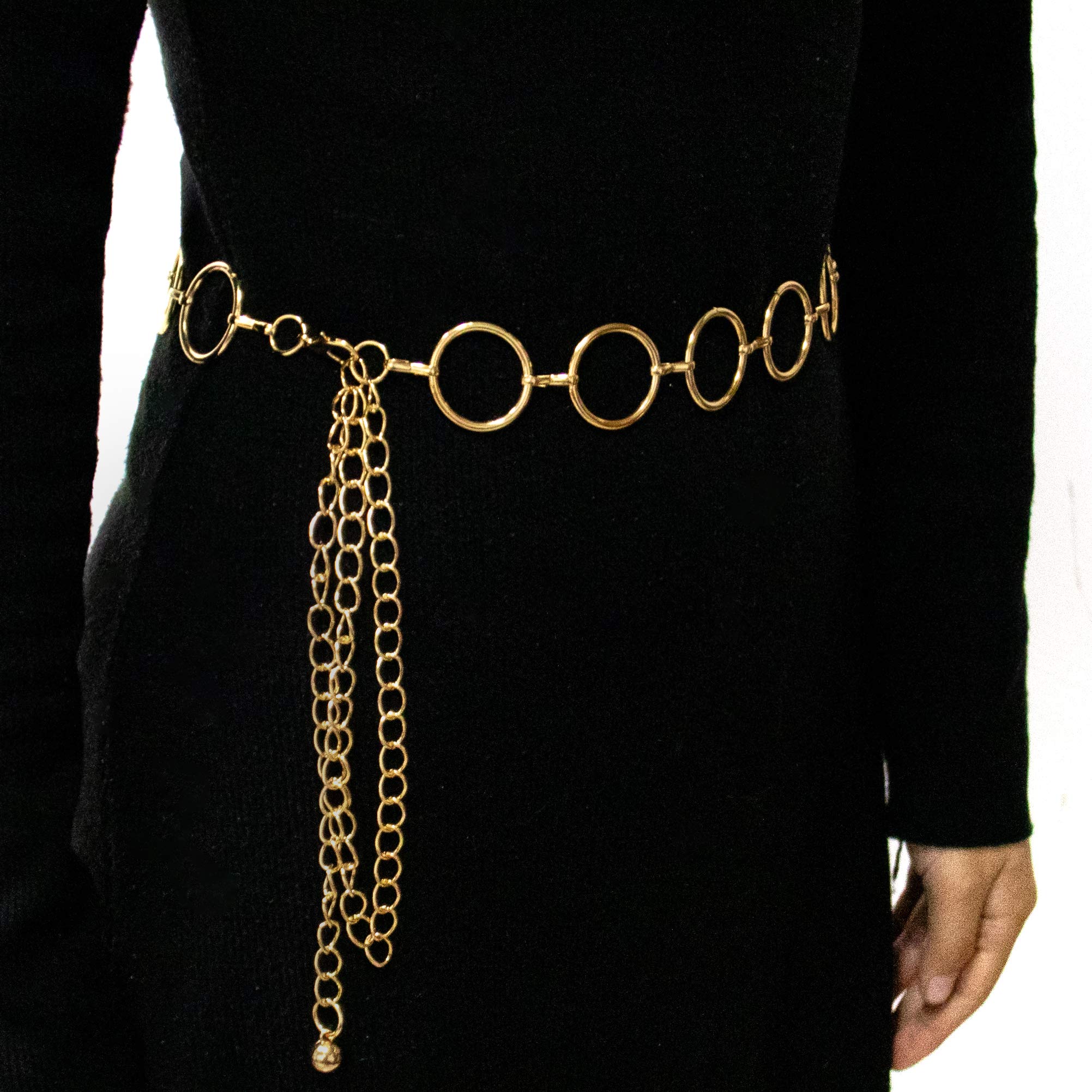 Amazon.co.jp: AUEAR ファッションサークルラウンドOリングチェーン